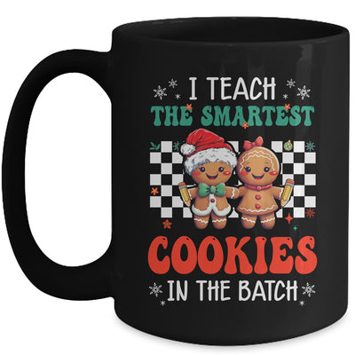 I Teach The Smartest Cookies In The Batch Teacher Christmas Mug | siriusteestore