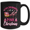 I'm Dreaming Of A Pink Christmas Cute Flamingo Xmas Holiday Mug | siriusteestore