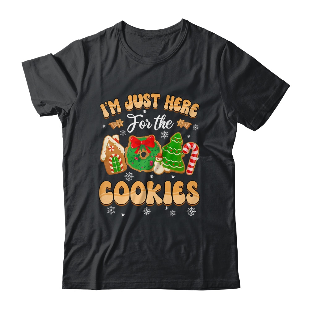 I'm Just Here For The Cookies Funny Xmas Meme Cute Christmas Shirt & Sweatshirt | siriusteestore