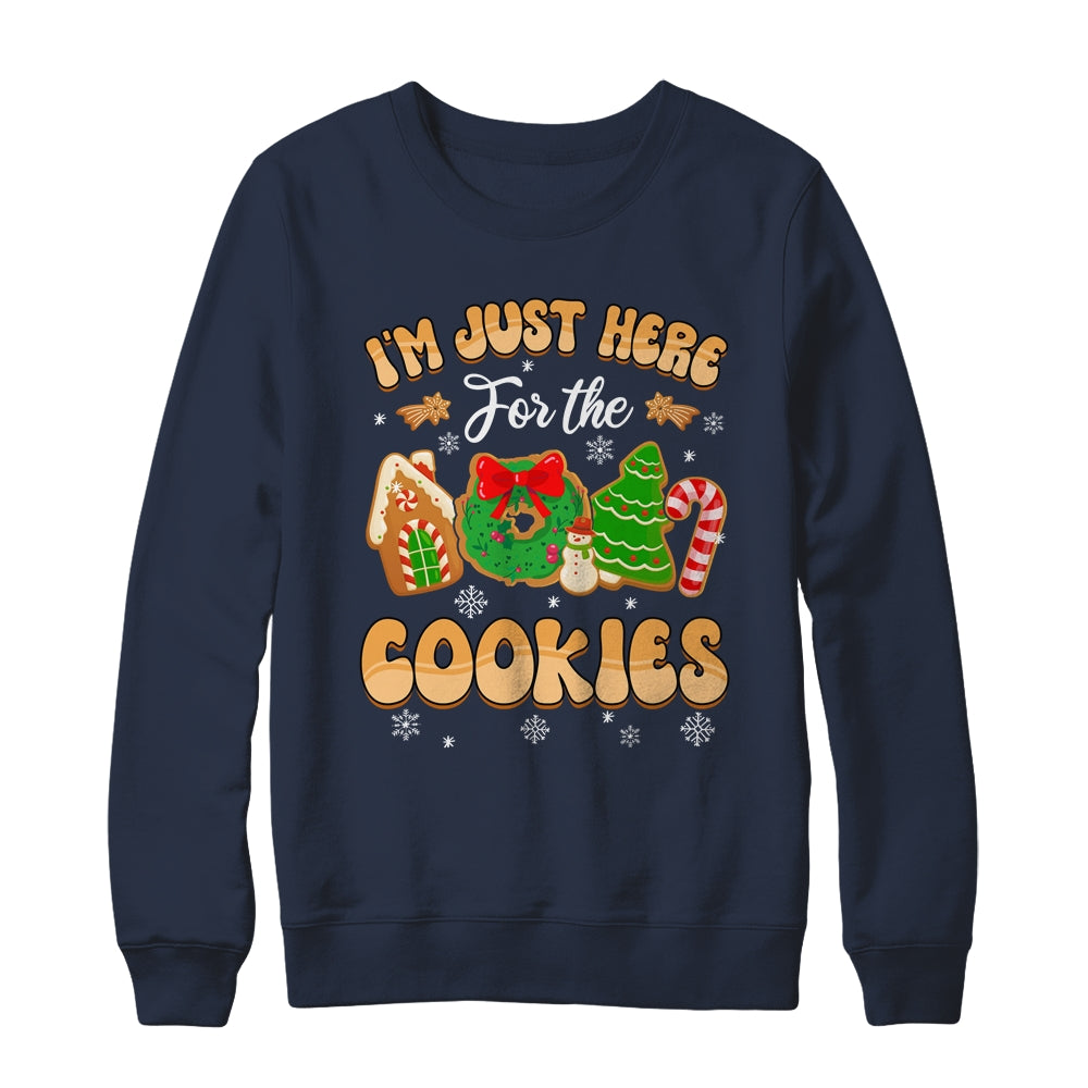 I'm Just Here For The Cookies Funny Xmas Meme Cute Christmas Shirt & Sweatshirt | siriusteestore