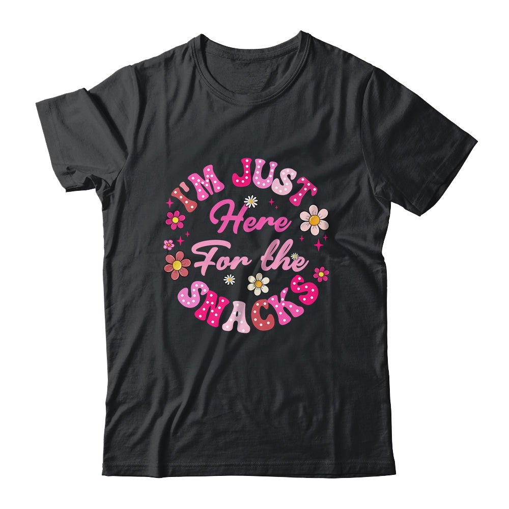 I'm Just Here For The Snacks Funny Saying Girls Kids Shirt & Tank Top | siriusteestore