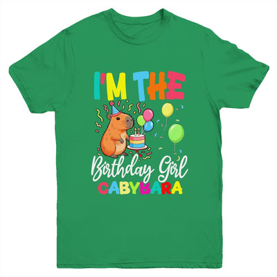 I'm The Birthday Girl Capybara Girl Bday Party Family Youth Shirt | siriusteestore