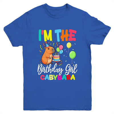 I'm The Birthday Girl Capybara Girl Bday Party Family Youth Shirt | siriusteestore