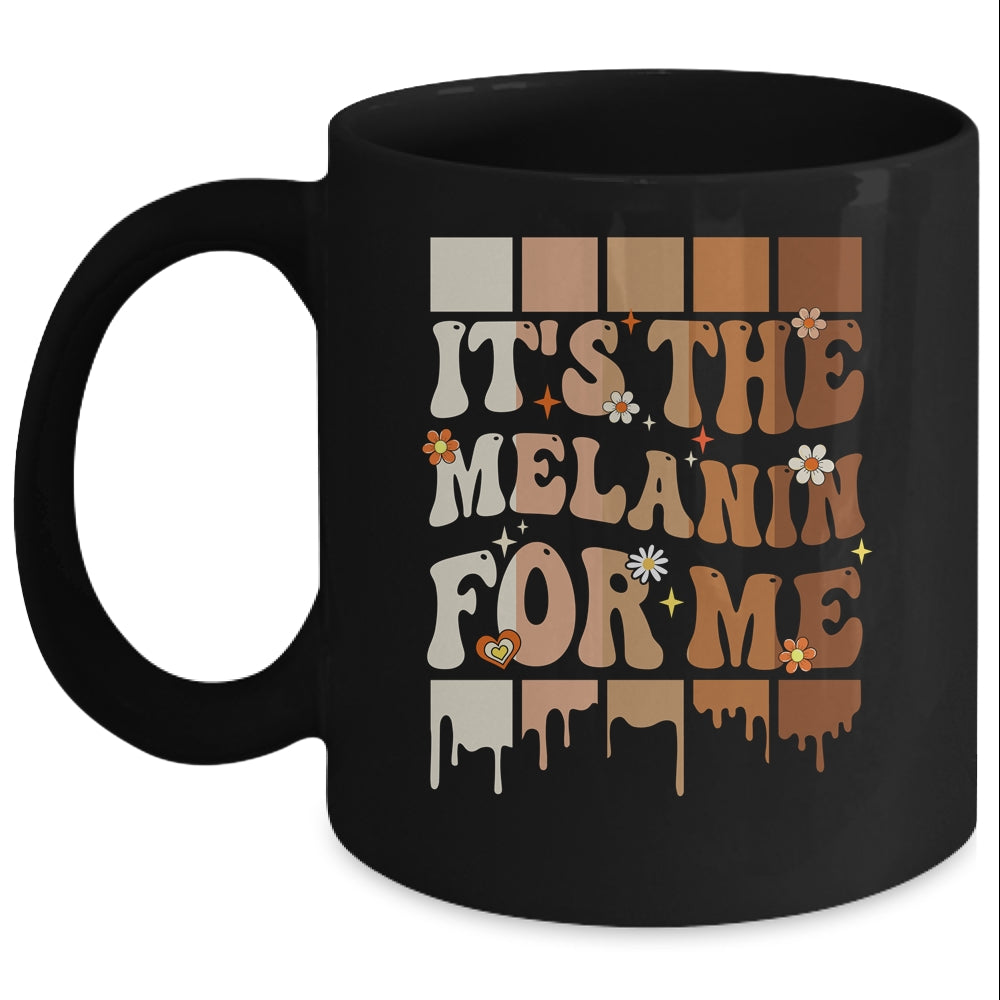 It's The Melanin For Me Black History Month History Groovy Mug | siriusteestore