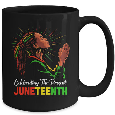 Juneteenth Celebrating The Present Black African Women Mug | siriusteestore