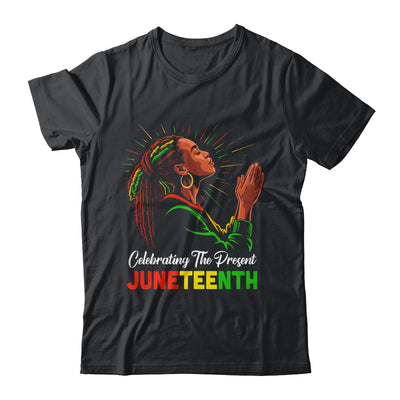 Juneteenth Celebrating The Present Black African Women Shirt & Tank Top | siriusteestore