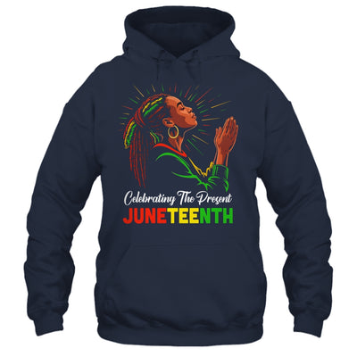 Juneteenth Celebrating The Present Black African Women Shirt & Tank Top | siriusteestore