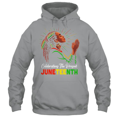 Juneteenth Celebrating The Present Black African Women Shirt & Tank Top | siriusteestore