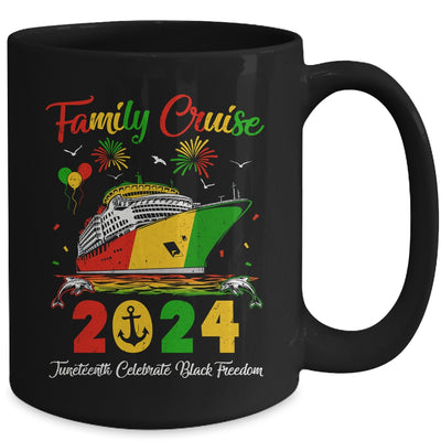 Juneteenth Family Cruise Vacation Trip 2024 Mug | siriusteestore