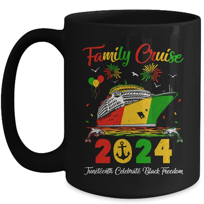 Juneteenth Family Cruise Vacation Trip 2024 Mug | siriusteestore
