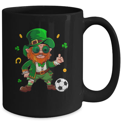 Leprechaun Play Soccer St Patricks Day Sport Mens Boys Mug | siriusteestore