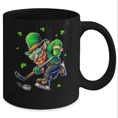 Leprechaun Playing Hockey St Patricks Day Sport Mens Boys Mug | siriusteestore