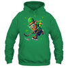 Leprechaun Playing Hockey St Patricks Day Sport Mens Boys Shirt & Hoodie | siriusteestore