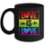 Love Is Love LGBT Gay Lesbian Pride LGBTQ Rainbow Color Mug | siriusteestore