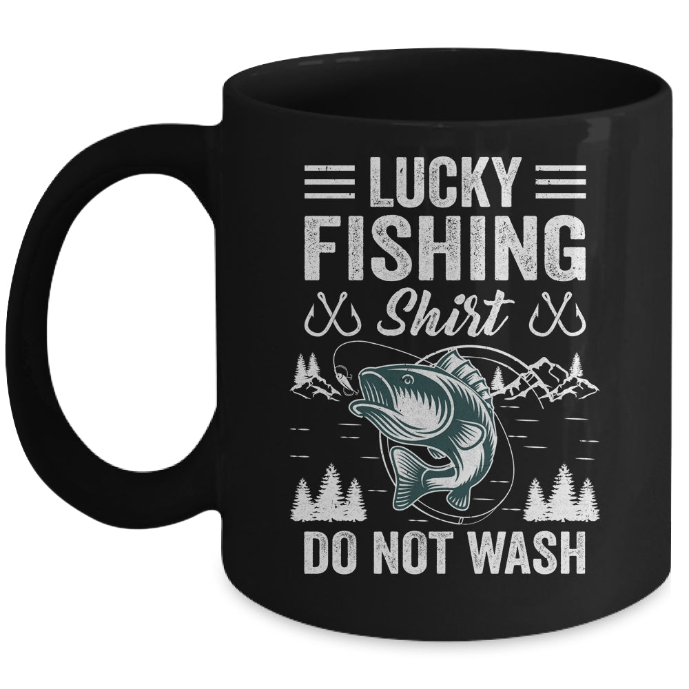Lucky Fishing Design For Men Women Fisherman Lovers Mug | siriusteestore