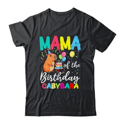 Mama Of The Birthday Capybara Girl Bday Party Family Shirt & Hoodie | siriusteestore