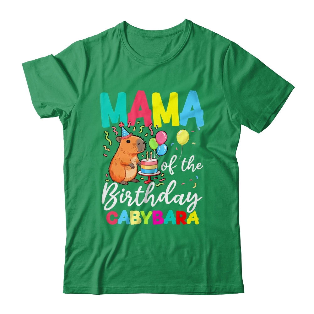 Mama Of The Birthday Capybara Girl Bday Party Family Shirt & Hoodie | siriusteestore