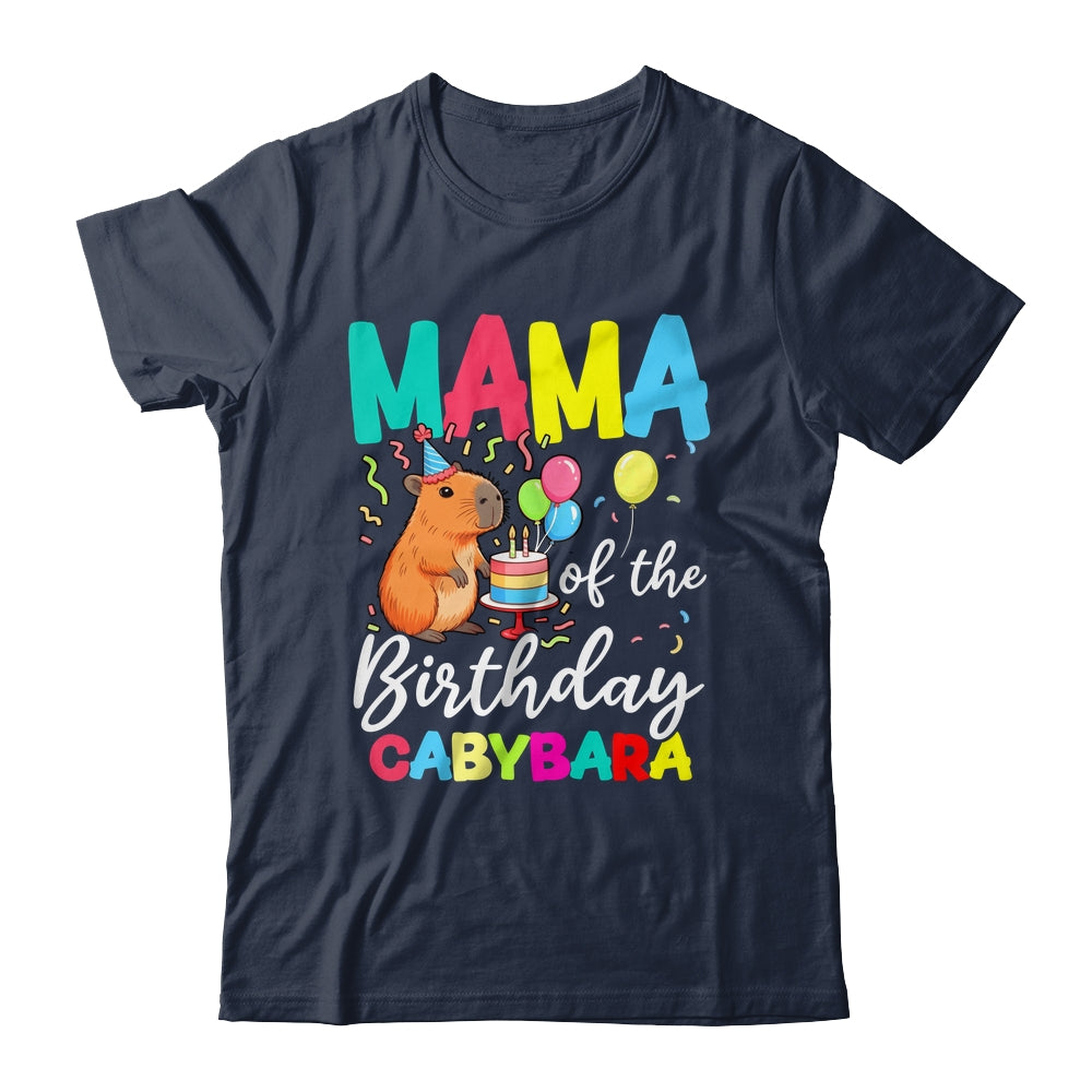 Mama Of The Birthday Capybara Girl Bday Party Family Shirt & Hoodie | siriusteestore