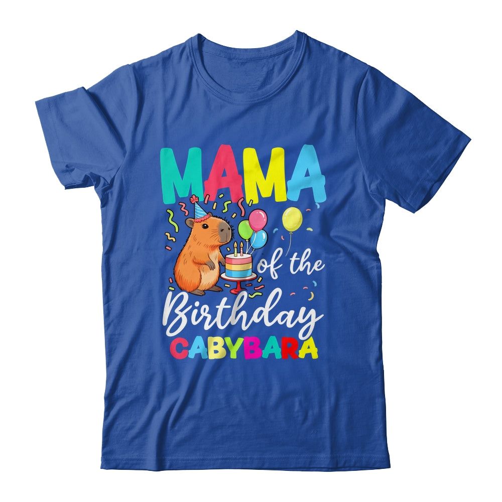 Mama Of The Birthday Capybara Girl Bday Party Family Shirt & Hoodie | siriusteestore