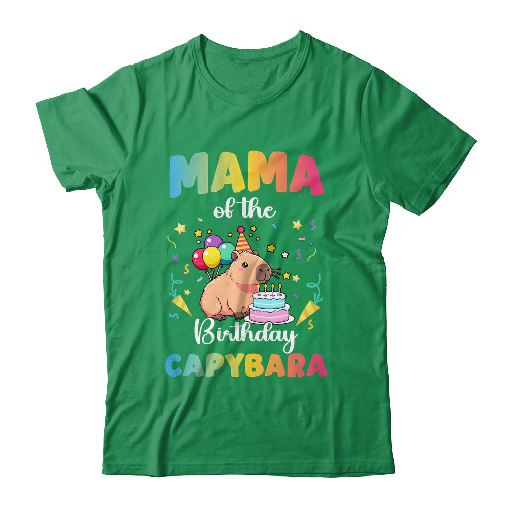 Mama Of The Birthday Girl Capybara Bday Party Family Shirt & Hoodie | siriusteestore
