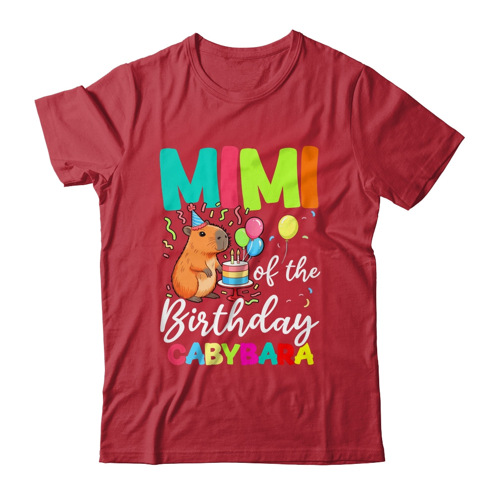 Mimi Of The Birthday Capybara Girl Bday Party Family Shirt & Hoodie | siriusteestore