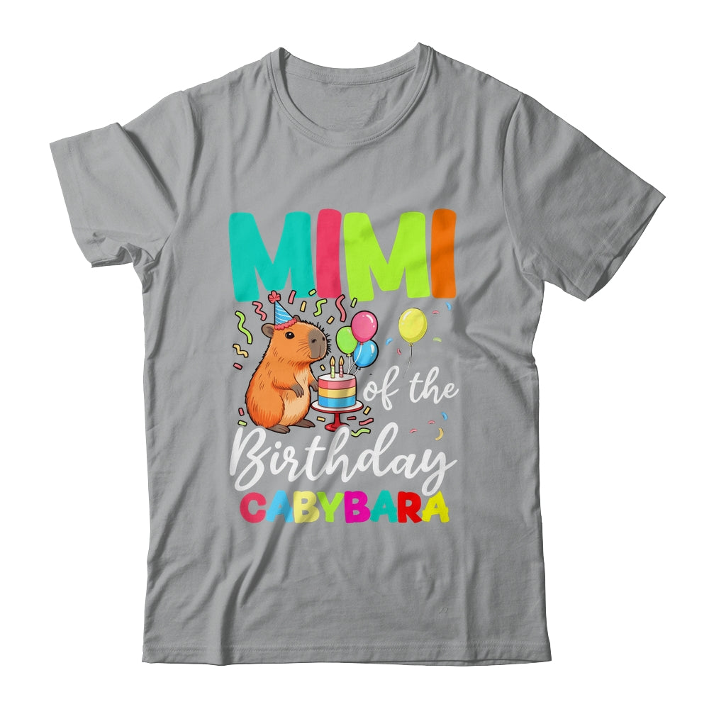 Mimi Of The Birthday Capybara Girl Bday Party Family Shirt & Hoodie | siriusteestore