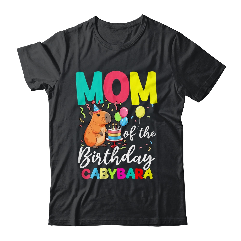 Mom Of The Birthday Capybara Girl Bday Party Family Shirt & Hoodie | siriusteestore