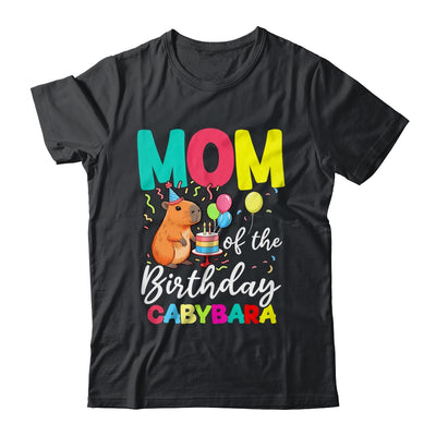 Mom Of The Birthday Capybara Girl Bday Party Family Shirt & Hoodie | siriusteestore