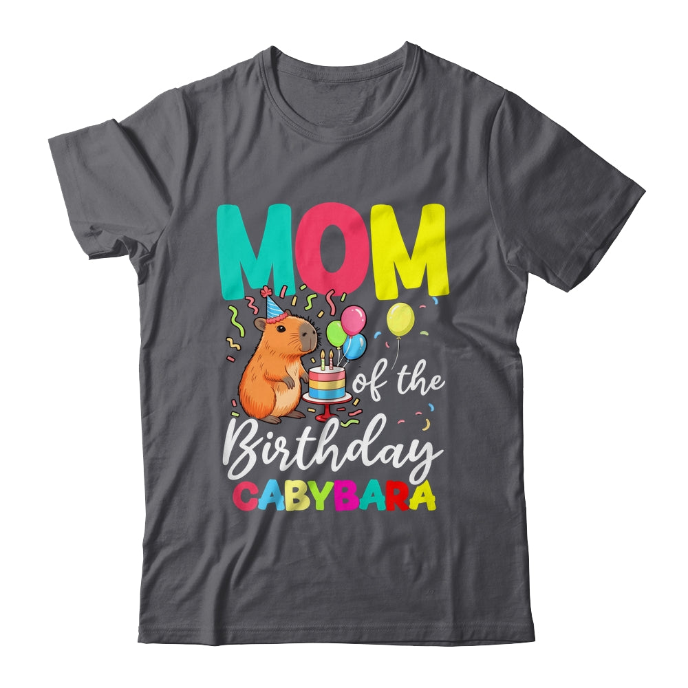 Mom Of The Birthday Capybara Girl Bday Party Family Shirt & Hoodie | siriusteestore