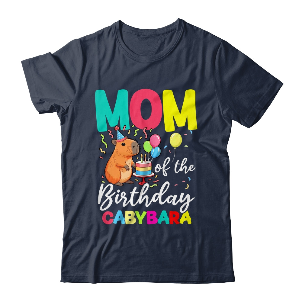 Mom Of The Birthday Capybara Girl Bday Party Family Shirt & Hoodie | siriusteestore