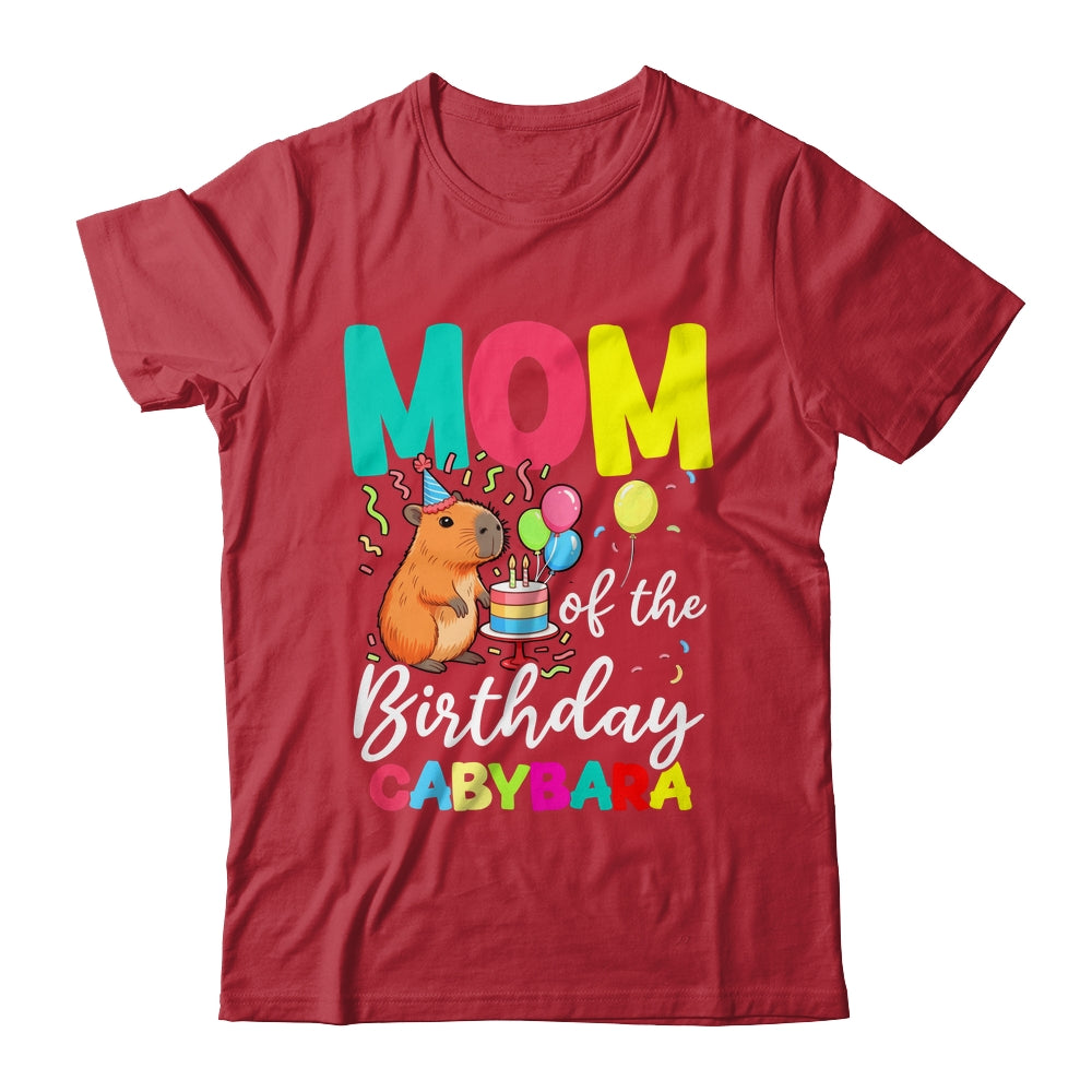 Mom Of The Birthday Capybara Girl Bday Party Family Shirt & Hoodie | siriusteestore