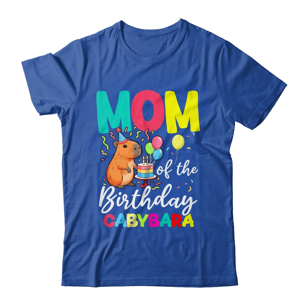 Mom Of The Birthday Capybara Girl Bday Party Family Shirt & Hoodie | siriusteestore