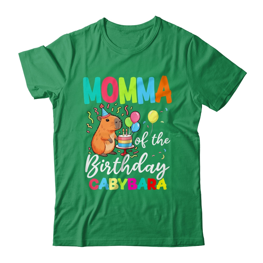 Momma Of The Birthday Capybara Girl Bday Party Family Shirt & Hoodie | siriusteestore