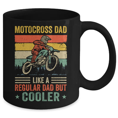 Motocross Dad Like Regular Dad But Cooler Dirt Bike Dad Men Mug | siriusteestore
