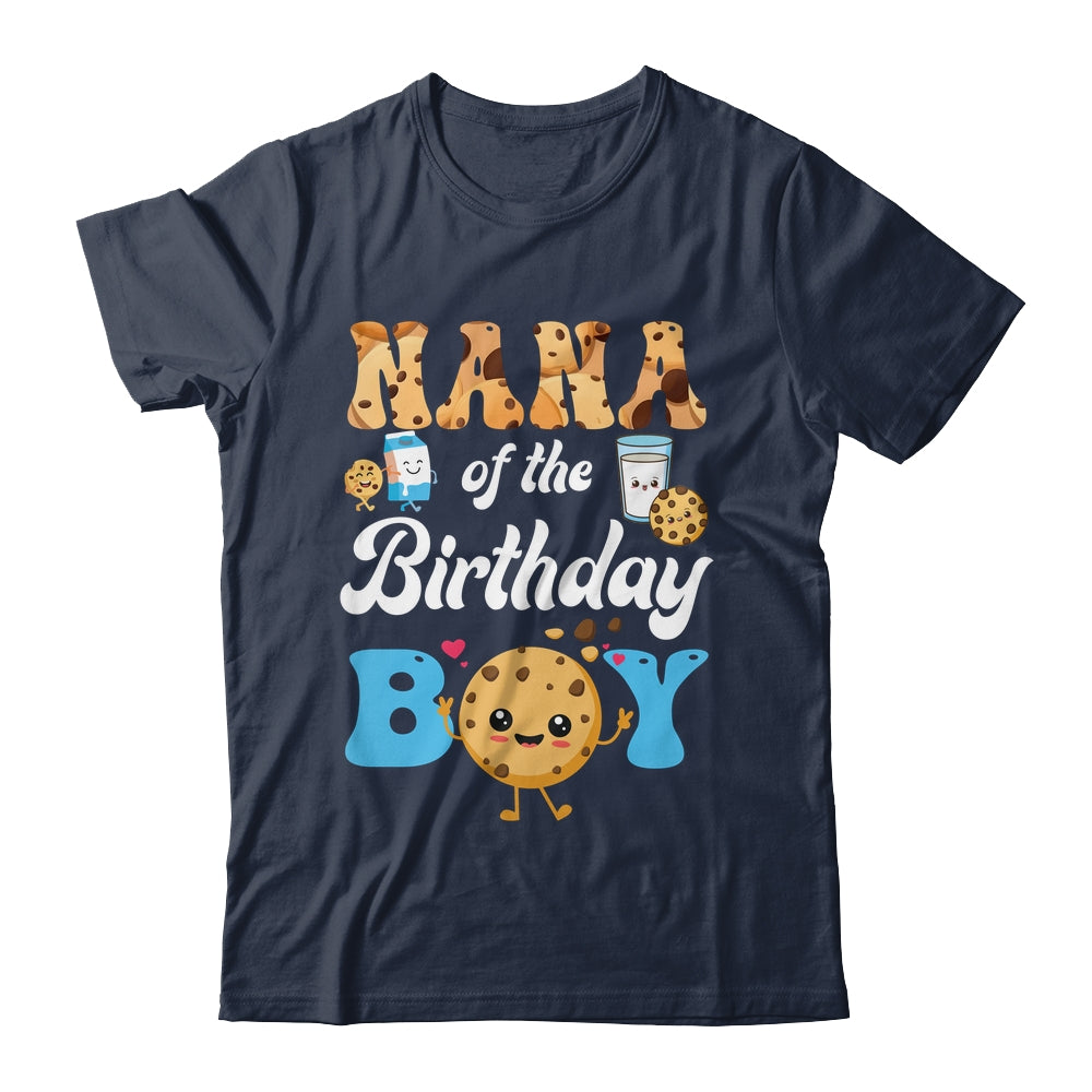 Nana Of The Birthday Boy Milk And Cookies 1st Birthday Shirt & Hoodie | siriusteestore