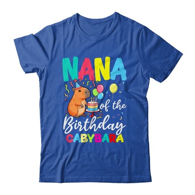 Nana Of The Birthday Capybara Girl Bday Party Family Shirt & Hoodie | siriusteestore
