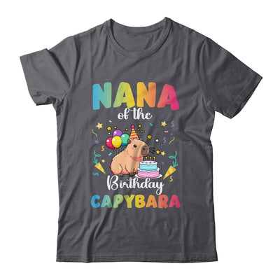 Nana Of The Birthday Girl Capybara Bday Party Family Shirt & Hoodie | siriusteestore