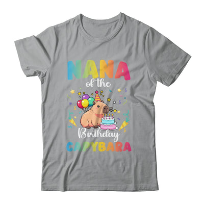 Nana Of The Birthday Girl Capybara Bday Party Family Shirt & Hoodie | siriusteestore