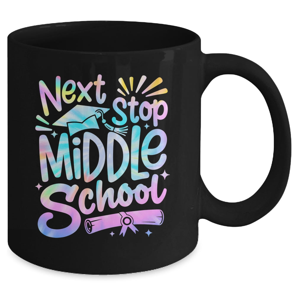 Next Stop Middle School Elementary School Graduation 2025 Mug | siriusteestore