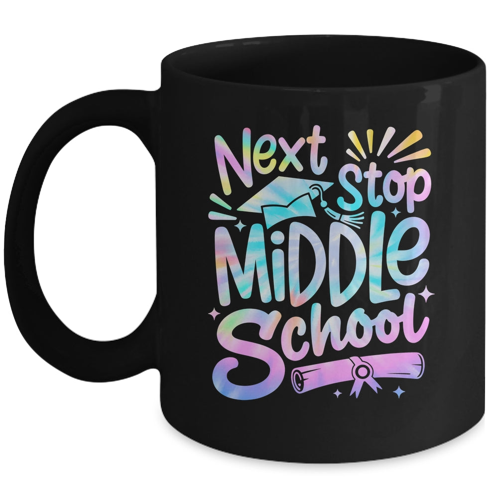 Next Stop Middle School Elementary School Graduation 2025 Mug | siriusteestore