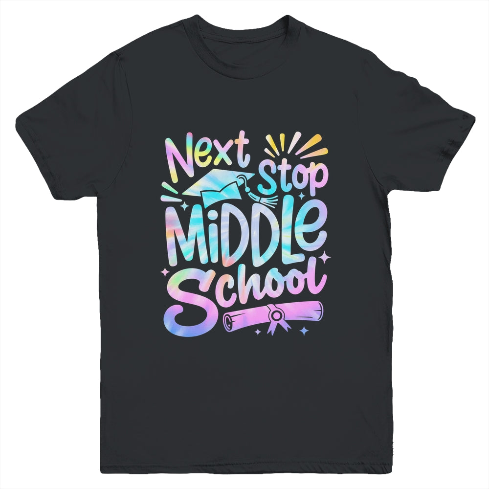 Next Stop Middle School Elementary School Graduation 2025 Youth Shirt | siriusteestore