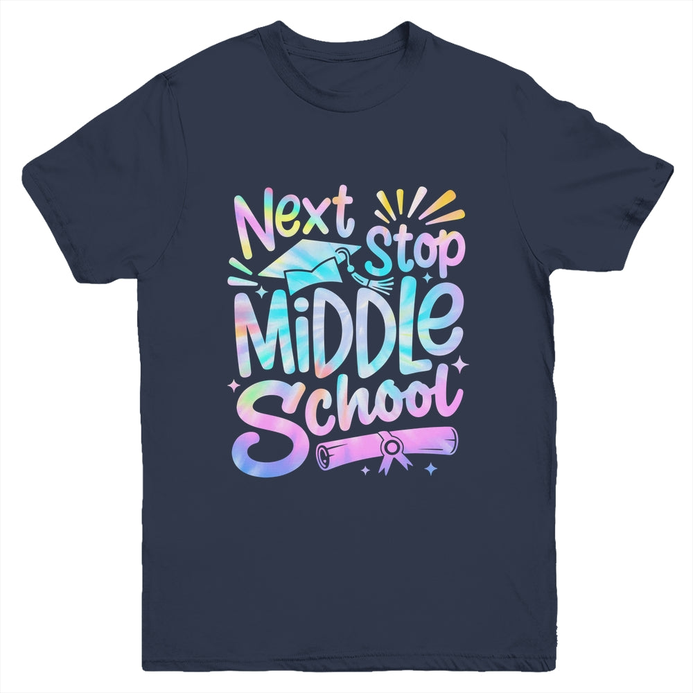 Next Stop Middle School Elementary School Graduation 2025 Youth Shirt | siriusteestore