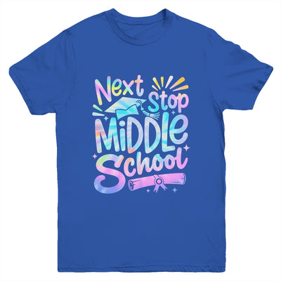 Next Stop Middle School Elementary School Graduation 2025 Youth Shirt | siriusteestore