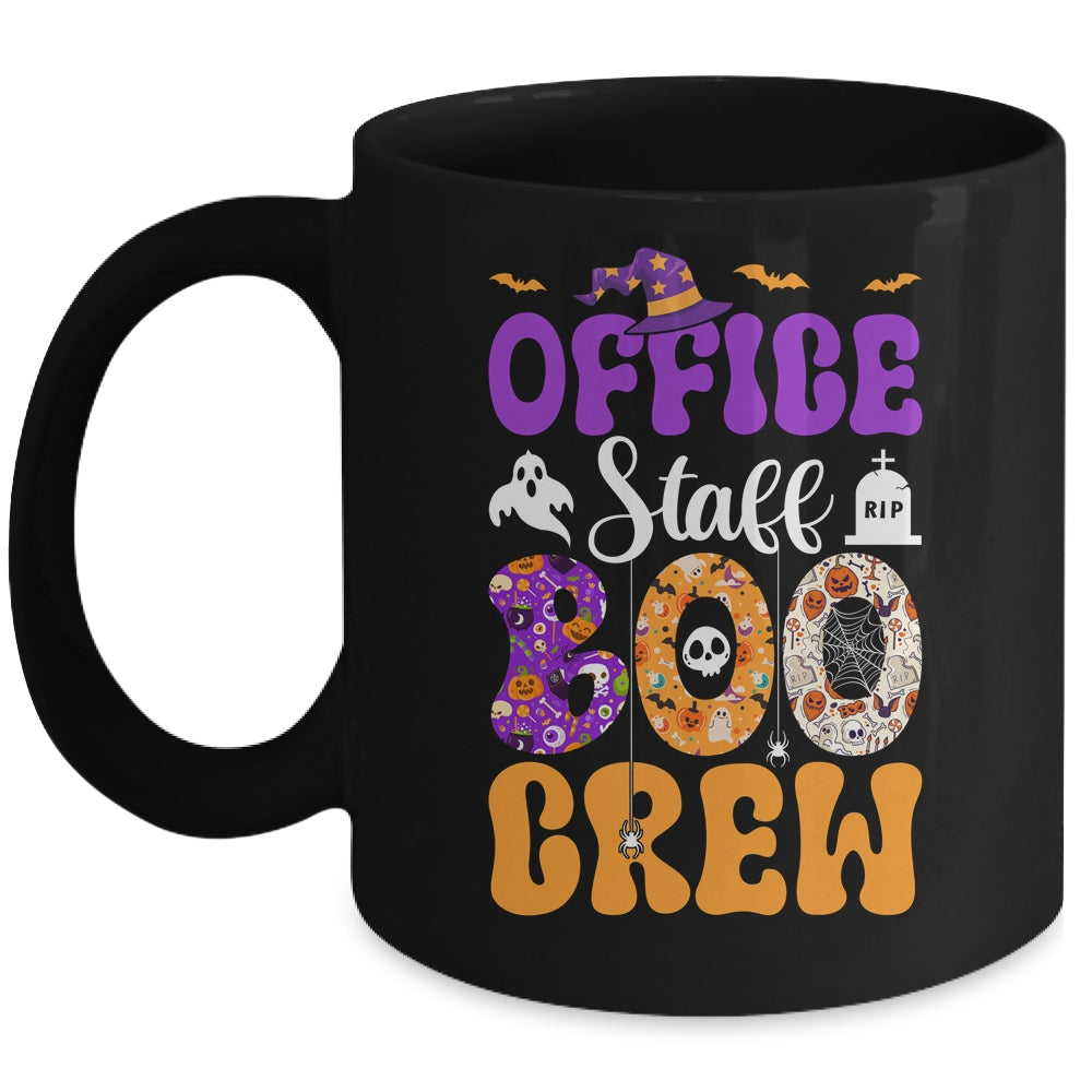 Office Staff Boo Crew Matching Autumn Halloween Costume Mug | siriusteestore