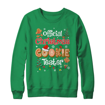 Official Christmas Cookie Tester Taster Baking Crew Funny Shirt & Sweatshirt | siriusteestore