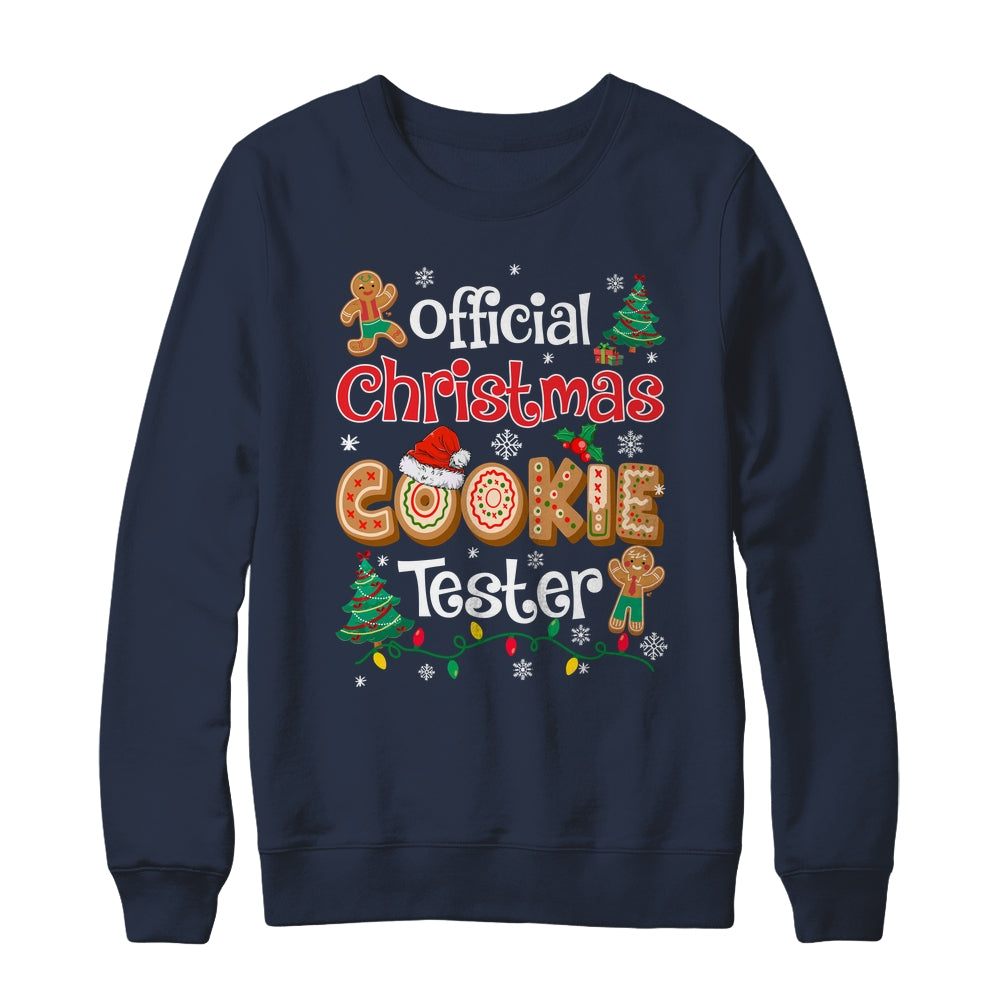 Official Christmas Cookie Tester Taster Baking Crew Funny Shirt & Sweatshirt | siriusteestore