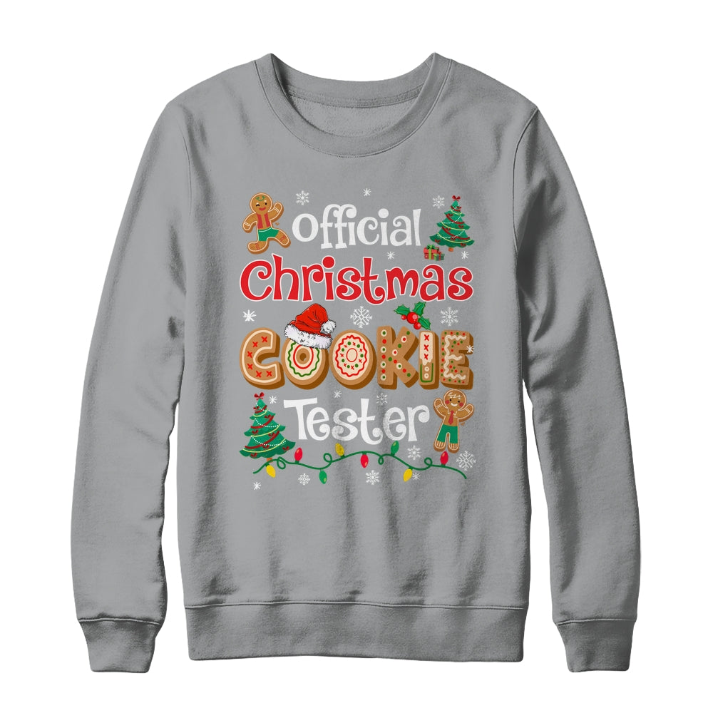 Official Christmas Cookie Tester Taster Baking Crew Funny Shirt & Sweatshirt | siriusteestore