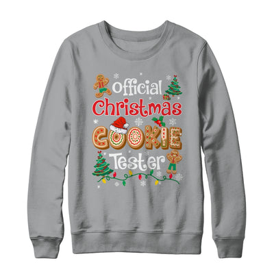 Official Christmas Cookie Tester Taster Baking Crew Funny Shirt & Sweatshirt | siriusteestore