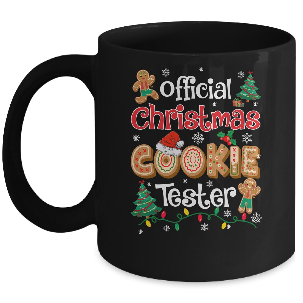 Official Christmas Cookie Tester Taster Baking Crew Funny Mug | siriusteestore