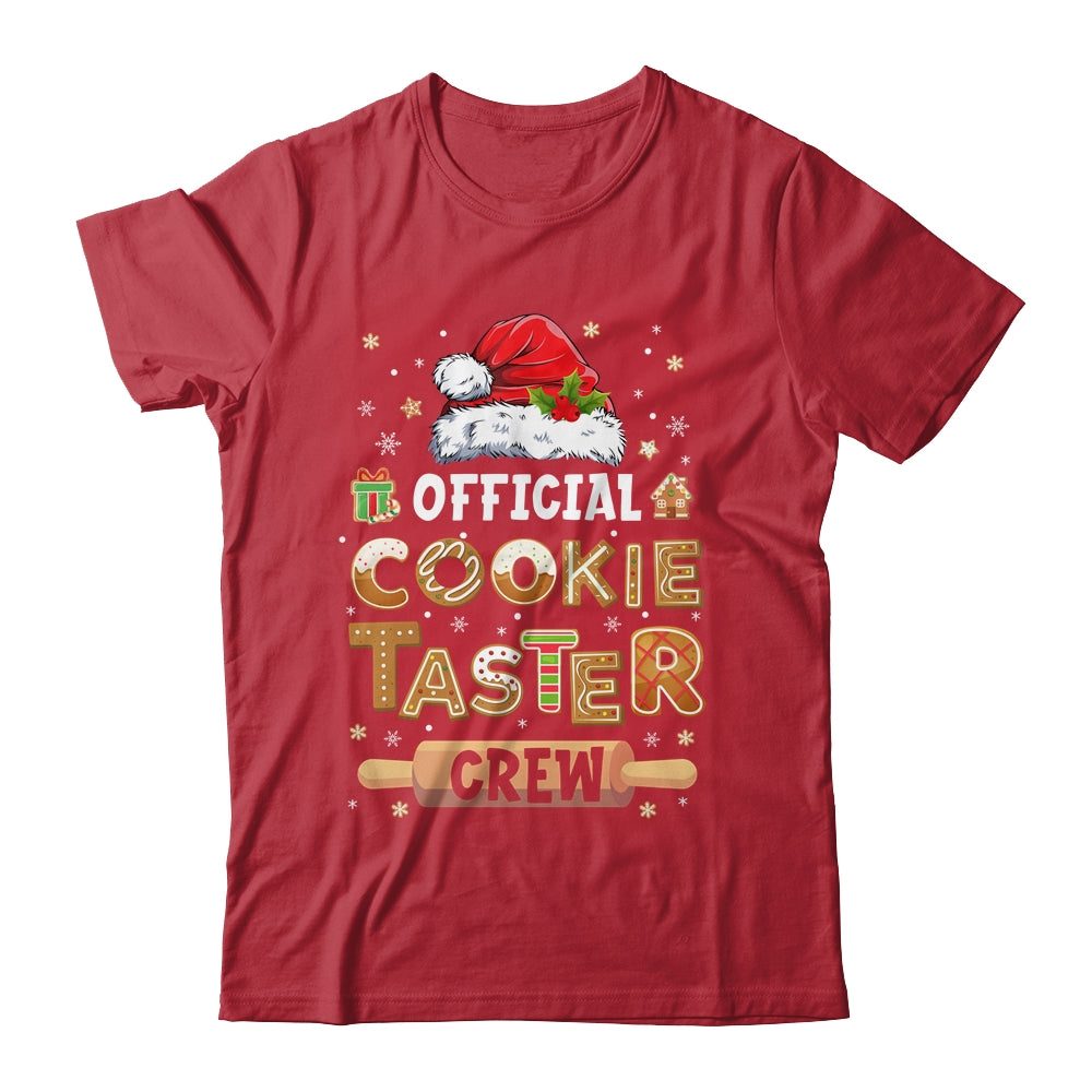 Official Cookie Taster Crew Funny Christmas Baking Team Shirt & Sweatshirt | siriusteestore